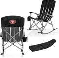 Picnic TIME NFL Unisex-Adult NFL Outdoor Rocking Camp Chair XL Heavy Duty Camping Chair for Adults