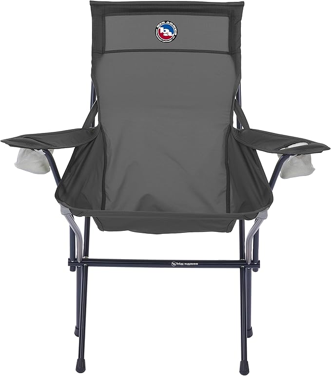 Big Agnes Big Six Armchair - Deluxe Comfort with Built-in Cup Holders | Tall Back Wide Seat | Packable &amp Quick Setup | Lightweight Backpacking &amp Camping Chair
