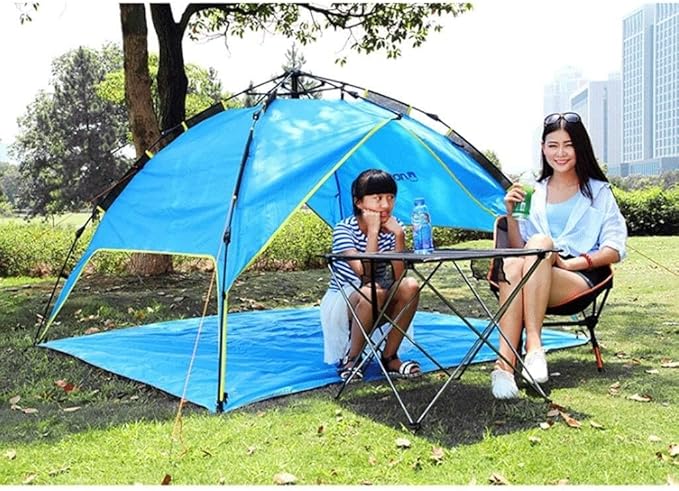 Folding Camping Table - Portable Aluminum Camp Table Lightweight Roll Up Picnic Table for Picnic Outdoor Hiking BBQ Camping Kitchen Fishing Beach with Carry Bag