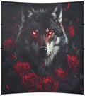 Camping Sun Shelters Wolf Red Rose Beach Canopy 126 * 110.2in