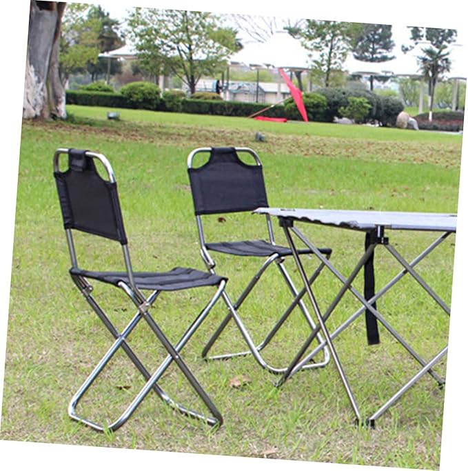 Totority Portable Picnic Folding Stool Outdoor Camping Fishing Chair Stable Design for Sports Outdoors