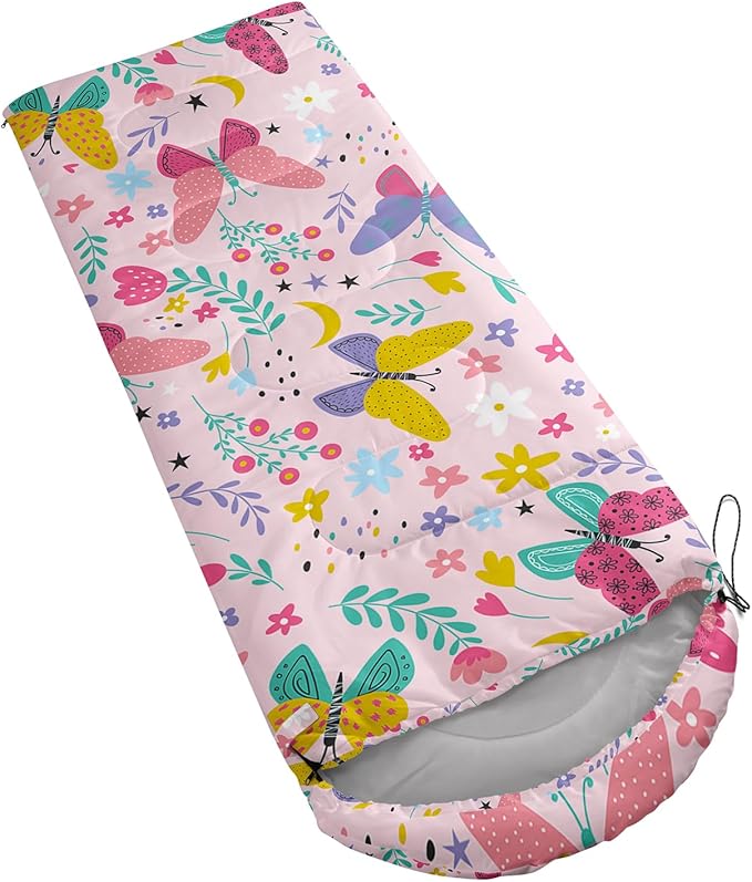 QOOMO Camping Sleeping Bags3 Season Warm &amp Cool WeatherLightweightWaterproof Sleeping Bags for Adults &amp Kids Travelingand Outdoors