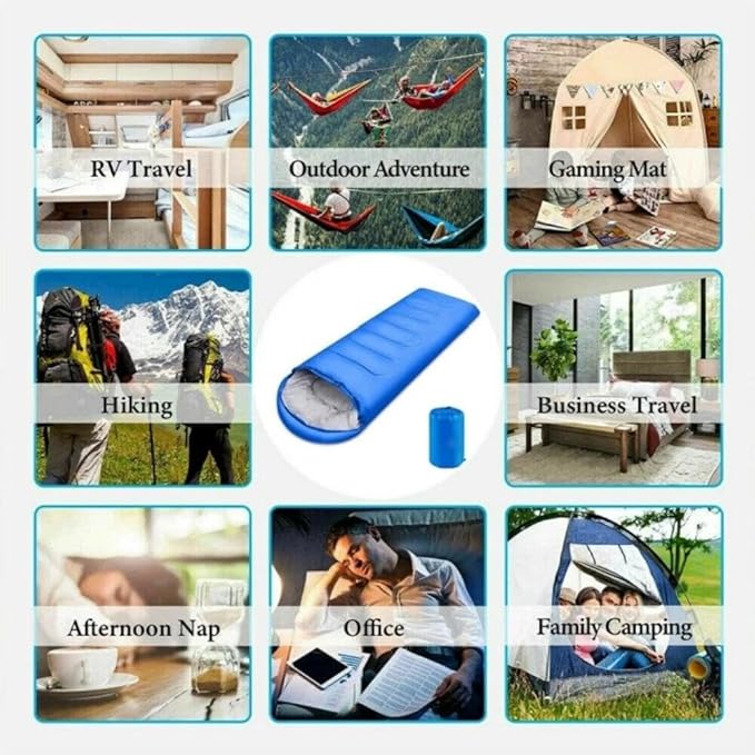 2/1× Thick Adult Cold Weather Sleeping Bag for Big &amp Tall Waterproof Winter Bags