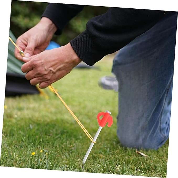 BESPORTBLE 20Pcs Heavy Duty Outdoor Camping Tent Pegs Windproof Ground Stakes for Tents Versatile Canopy and Garden Fixation Durable and Easy Installation
