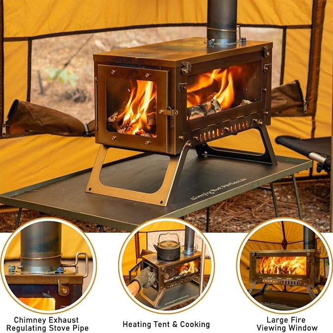 FIREHIKING Camping Hot Tent with Titanium Stove