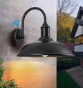 15in Dusk to Dawn Barn Lights Steel Galvanized and Powder-Coated for Outdoor Use in Farms Barns and Commercial Spaces