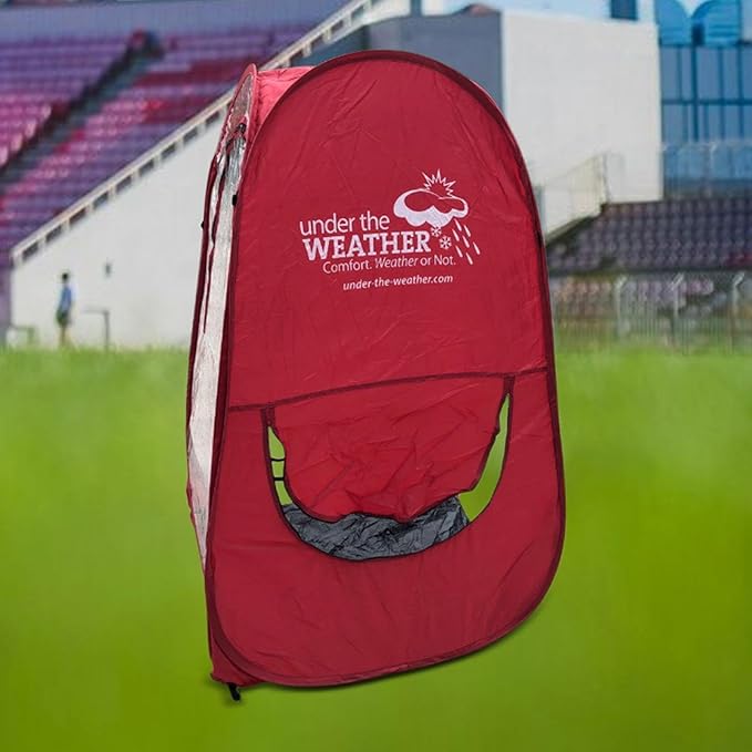 Sports Tent Fishing Pod Professional Convenient Ventilated up Pod Sports Pod for Trekking Sports Events Mountaineering Red