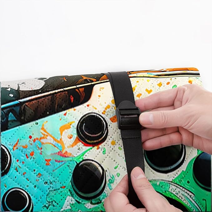 Outdoor Picnic BlanketPortable Sandproof Waterproof Picnic MatGamepad Baseball Printed Camping Beach Mat for Sand and Wet Grass Hiking (Gamepad Baseball L)