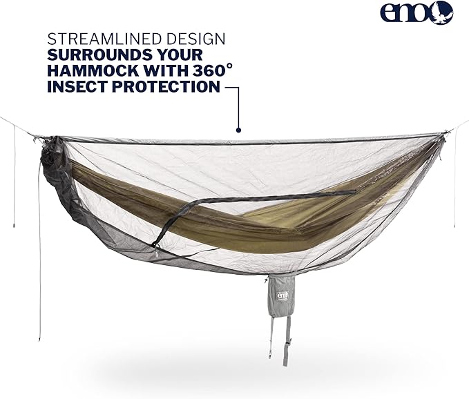 ENO Eagles Nest Outfitters Guardian SL Bug Net Hammock Bug Netting