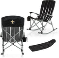 Picnic TIME NFL Unisex-Adult NFL Outdoor Rocking Camp Chair XL Heavy Duty Camping Chair for Adults