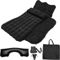ACROPIX Inflatable SUV Truck Car Air Mattress Back Seat Camping Bed Thickened Car Sleeping Pad for Travel Car Bed SUV Mattress with Car Air Pump and Pillows Black