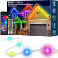 200Ft Permanent Outdoor Lights for House Waterproof IP67 LED Eave Lights with App/Remote Control Outdoor Permanent led Lighting for House Roof DecorChristmasPartyAll Holiday and Daily