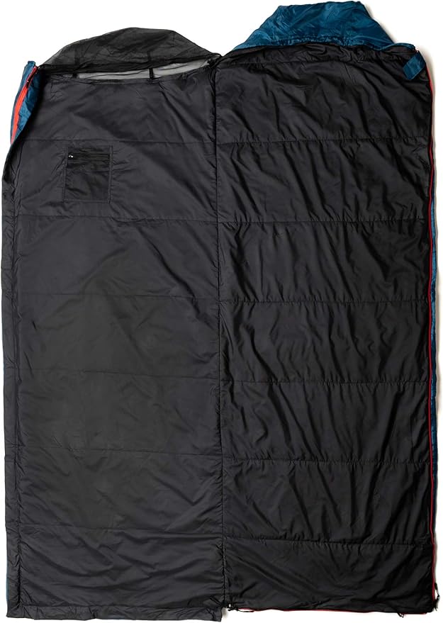 Snugpak Travelpak Traveler Sleeping Bag with Mosquito Net Lightweight Petrol Blue