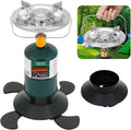 Camping Stove Propane Portable Backpacking Cooker with Single Burner Adjustable Flame Foldable Base Camp Stove Kit for Outdoor Cooking Hiking Emergency Essential (Fuel not Included)