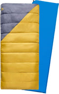 Kelty Campground Kit Sleeping Bag and Sleeping Pad Set &amp Combo Includes 40 Degree Fahrenheit Rectangular Sleeping Bag and Self-Inflating Sleeping Pad - Beginner Car Camping Kit