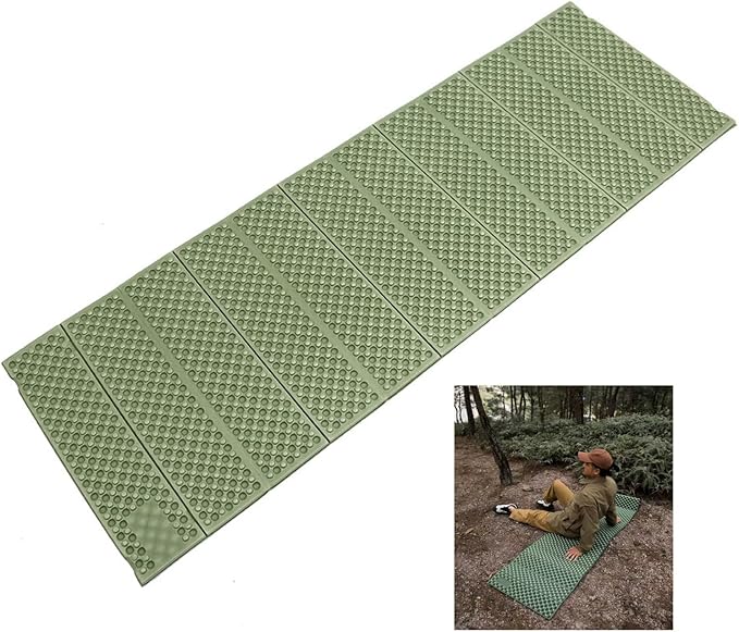 Camping Mattress Foam Camping Sleeping Mat Foldable Closed Cell Foam Mat Waterproof Outdoor Sleeping Mat 72x23x0.78