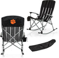 Picnic TIME NCAA Unisex-Adult NCAA Outdoor Rocking Camp Chair XL Heavy Duty Camping Chair for Adults