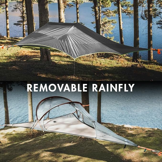 Tentsile Connect V3 2-Person Tree Tent Hammock The Original Tree Tent Company 880 Pound Capacity Portable Treehouse Heavy Duty Ratchets Included Designed in The UK