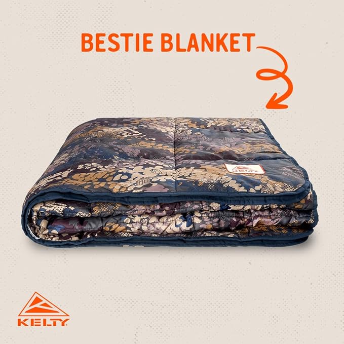 Kelty | Bestie Blanket Chaparral - Durable and Compact Large 1P Blanket - Twin