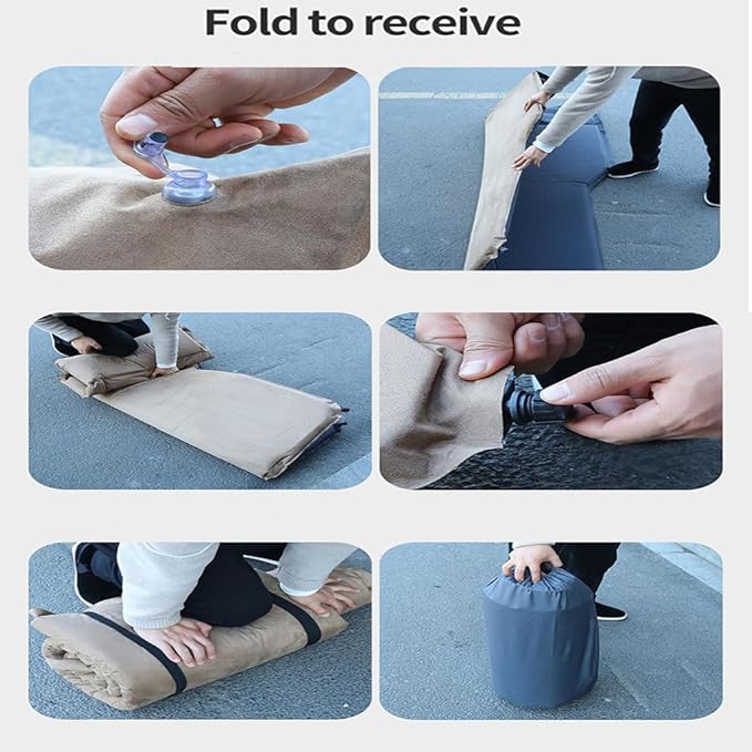 Car Air Mattress for Volkswagen Teramont 7seats 2017 2018 2019 2020 2021 2022 2023 Folding Double Travel Trunk Sleeping Beds Multi Functional Portable Camping EquipmentB