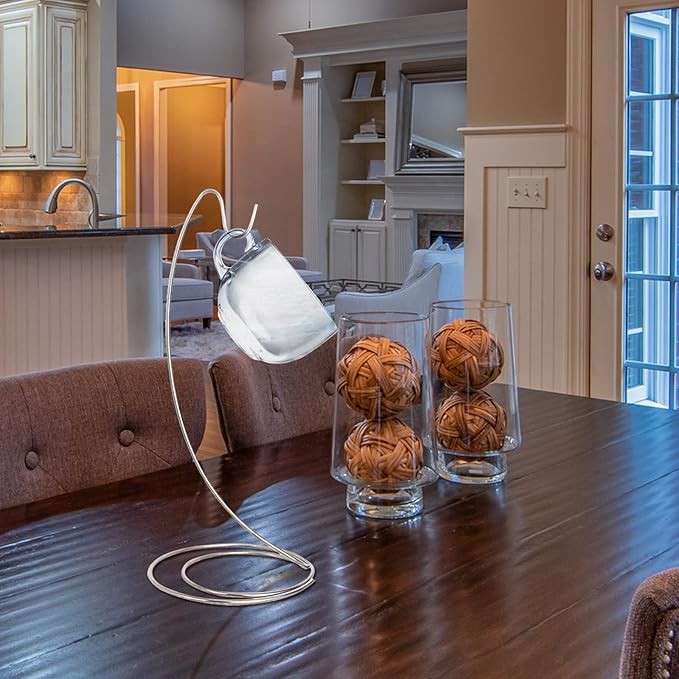 Banana Holder Stand Multifunctional Banana Stand for Kitchen Counter Stainless Steel Banana Rack with Hooks for Hanging Bananas Grapes Longan and Other Fruits Silver 12.6 * 5.7 Inch