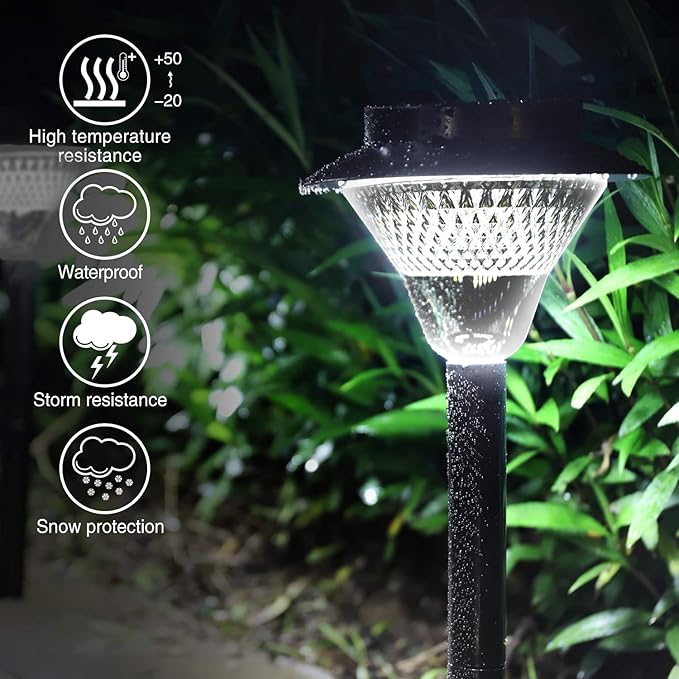 39LED Solar Pathway Lights Outdoor 2 Pack Upgraded Solar Outdoor Lights Super Bright Up to 12 Hrs IP65 Waterproof Solar Garden Lights Outdoor Solar Lights for Yard Landscape Path Walkway