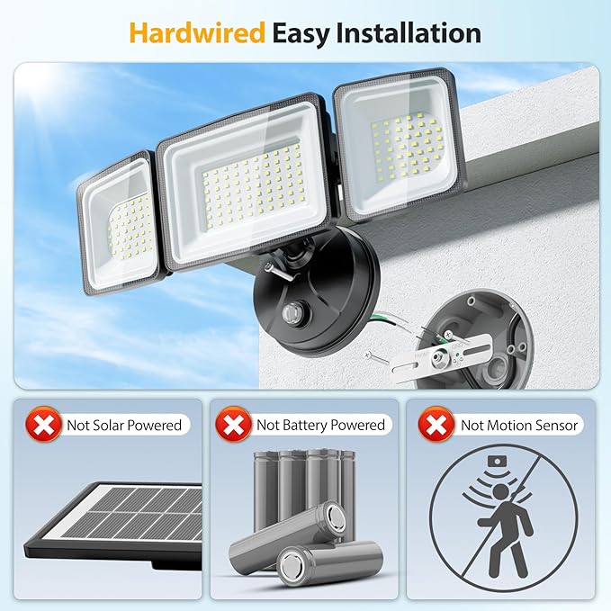 Onforu Dusk to Dawn Flood Lights Outdoor130W Outdoor Lighting6500K 13000LM Super Bright LightsIP65 Waterproof Hardwired LED Security Lights for GarageYardOutside