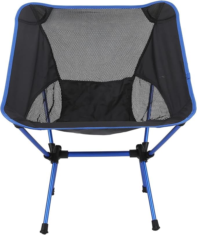 Portable Camping Chair Outdoor Chair Folding Camping Chairs Lightweight Aluminum Fishing Chair for Camping BBQ Picnic