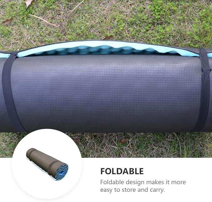Tent Sleeping Pad Waterproof EVA Foam Camping Cushion 180X50X1.5Cm Lightweight Outdoor Travel Mat for Office Nap and Picnic