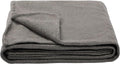 REDCAMP Wool Blanket Warm and Thick Wool Camping Blanket- Great for Outdoors Camping Stadium Blanket Picnics Travel and Car Machine Washable 86x 63 Grey