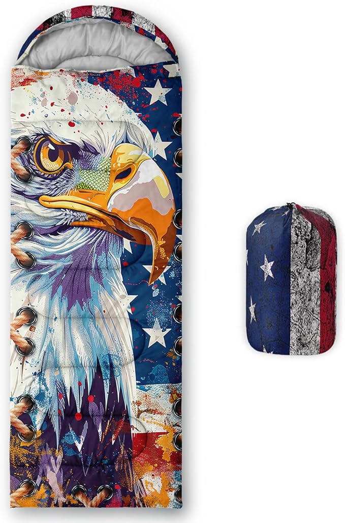 Print sleeping bagsleeping bagsOutdoor Camping Sleeping BagSuitable For Children Boys And Girls PortableWaterproofCompact And LightweightGreat For Outdoor CampingBackpacking And Hiking