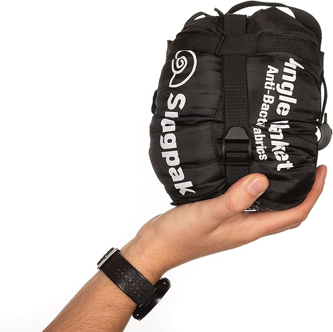 Snugpak Jungle Survival Blanket - Insulated Lightweight Water Repellent Polyester Black
