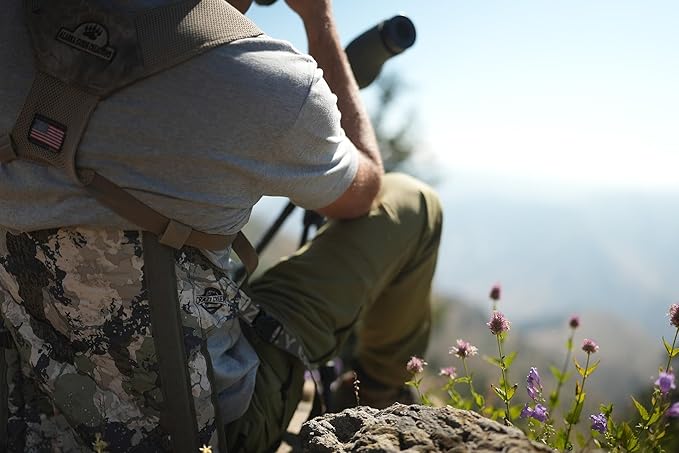 Crazy Creek Original Chair Perfect for Stadium Seats Camping Hiking &amp More Comfort on All Terrains Adjustable Straps Lightweight Design Water-Resistant Camo