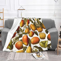 Golden Mango Soft Fleece Blanket 60 * 50 inch Soft Sofa Blanket Suitable for Sofa Camping Travel Night Cover Blanket