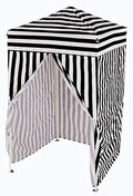 Impact 4'x4' Pop up Changing Dressing Room Black and White