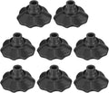 PATIKIL 0.59 Inch Chair Foot Cover 8 Pack Non-Slip Camping Chair Legs Cap Replacement Folding Chair Table Leg Pads Floor Protectors Stability on Rugged Fit for 0.59(15mm) Legs Black