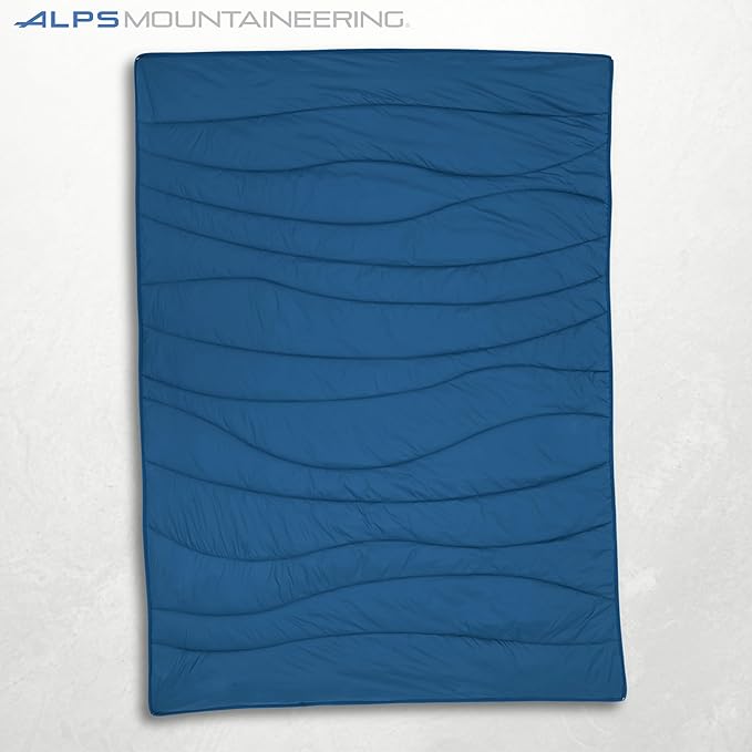 ALPS Mountaineering Stargaze Blanket – Lightweight Insulated Camping Blanket with TechLoft Silver Fill Water-Resistant Nylon Shell &amp Compact Stuff Sack for Travel &amp Outdoor Use