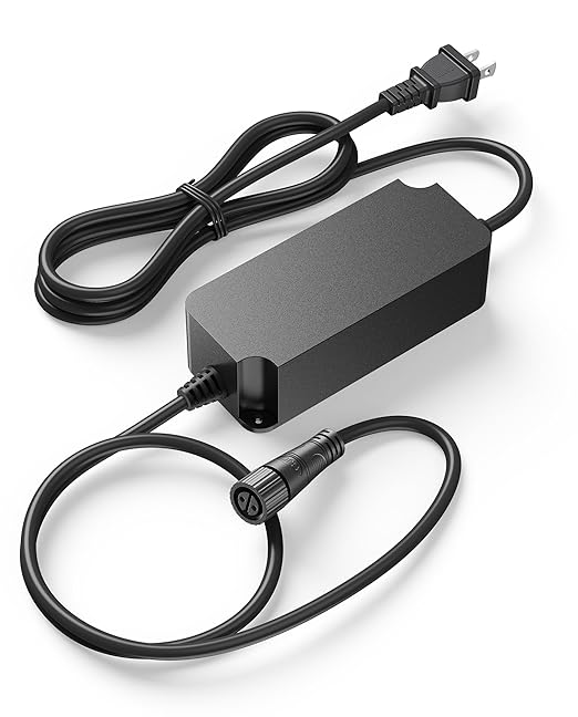 60W Power Supply for Philips Hue Outdoor Low Voltage Lighting Weatherproof Power Adapter Replacement for Lily Spot/XL Spot Calla Pedestal Econic Pathway Amarant Light Bar (6.9Ft)