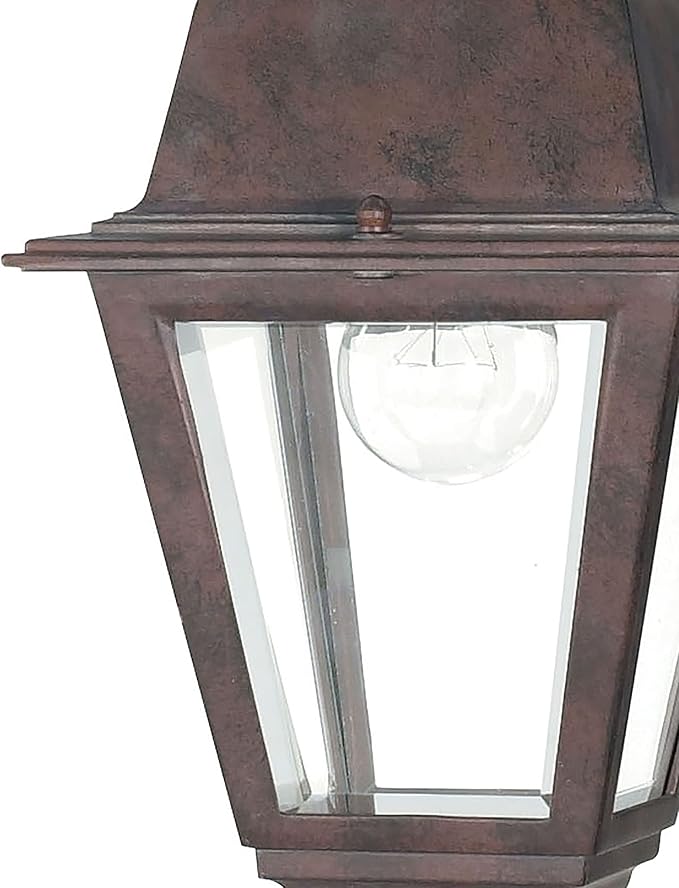 Nuvo Lighting 60/488 Traditional One Light Hanging Lantern from Briton collection in Bronze/Dark finish