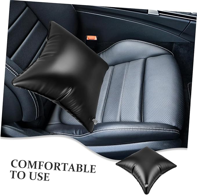 Happyyami Inflatable Camping Pillow Insert Lightweight Portable Cushion for Travel Outdoor Adventures Ergonomic Design for Living Room Bedroom Car Seats