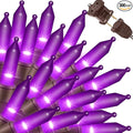 LAMPHOME Purple Christmas String Lights 300 Mini Fairy Lights 63.8ft(2pk of 150L) Set Brown Wire Halloween Holiday Décor for Home Christmas Tree Bedroom Patio Wedding