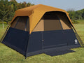 EVER ADVANCED 6 Person Camping Tent Blackout Design Tent for Camping Instant Cabin Tents for Family with Rainfly 60s Easy Setup Water-Resistant