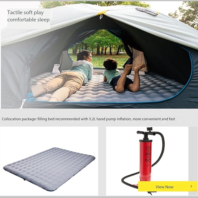 Inflatable Mattress Outdoor Lazy Double Portable Air Cushion Suitable for Outdoor Camping Camping Family