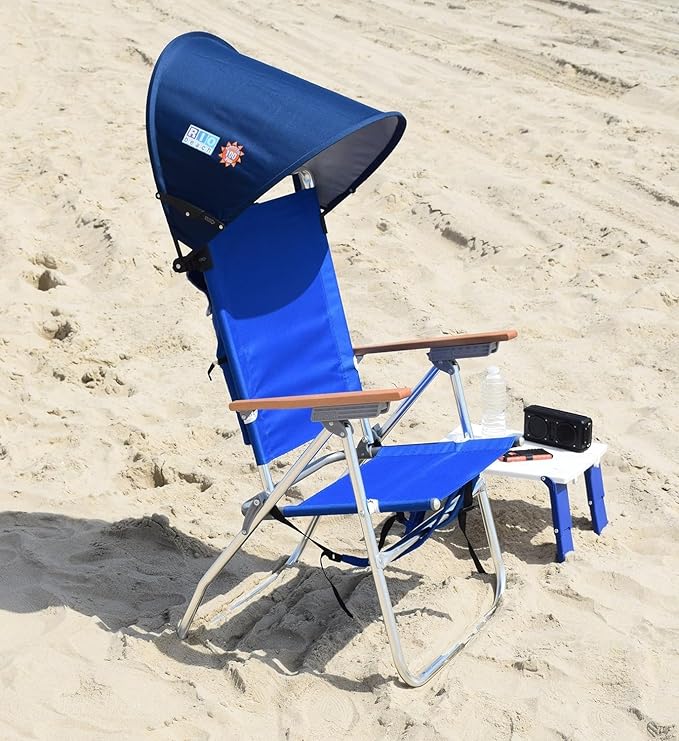 Rio Beach MyCanopy Personal Chair Sun Shade Navy