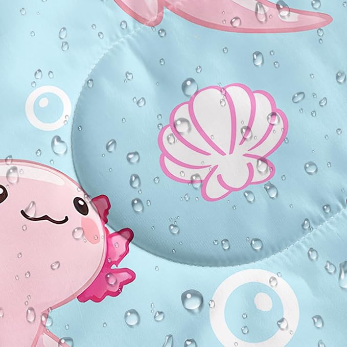QOOMO Axolotl Cute Camping Sleeping Bags3 Season Warm &amp Cool WeatherLightweightWaterproof Sleeping Bags for Adults &amp KidsTravelingand Outdoors