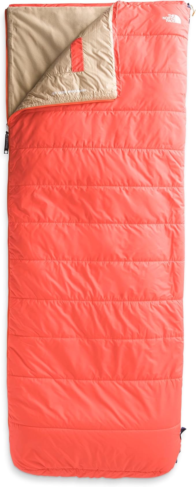 The North Face Sleeping-Bags Wawona Bed 35 Sleeping Bag - Rectangular 35F / 2C Insulated Camping Sleeping Bag Water Repellent
