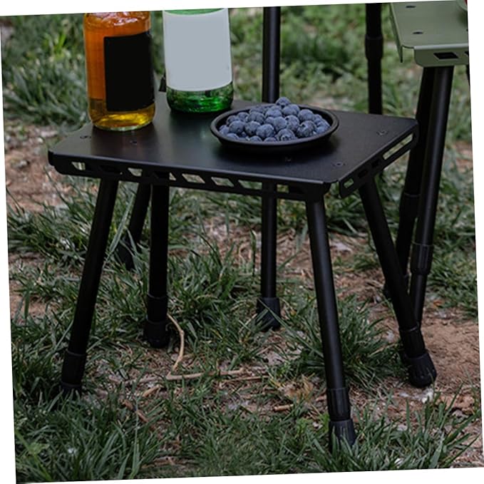 Yardwe Foldable Picnic Table Compact Camping Table Sturdy Grill Tables for Outside