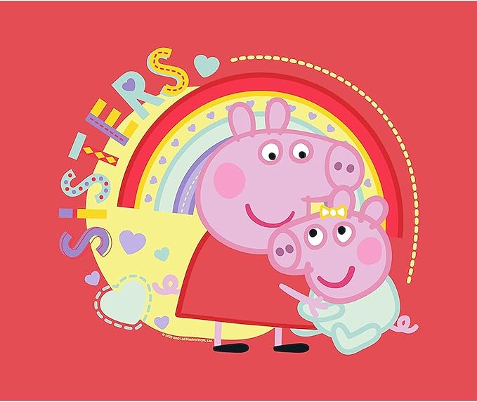 CafePress Peppa Pig: Sisters 50 x 60 Water-Resistant Outdoor Blanket