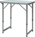 23 Folding Camping Table with Height Adjustability Lightweight Portable Table with Carry Handle Outdoor Folding Table Camping Accessories