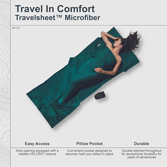 cocoon - Premium - TravelSheet™ Microfiber - Cranberry